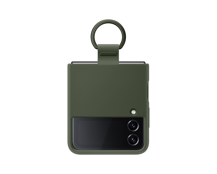 SILICONE COVER WITH RING GALAXY Z FLIP 4