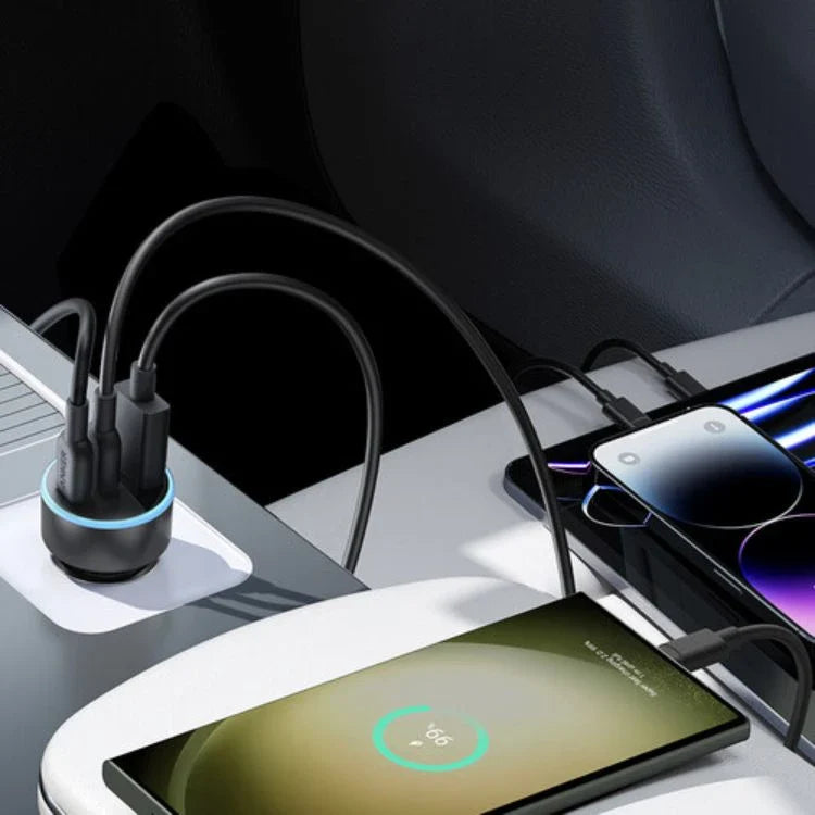 Anker 335 – Chargeur Voiture 67 W avec 3 Ports (2 USB-C + 1 USB-A)