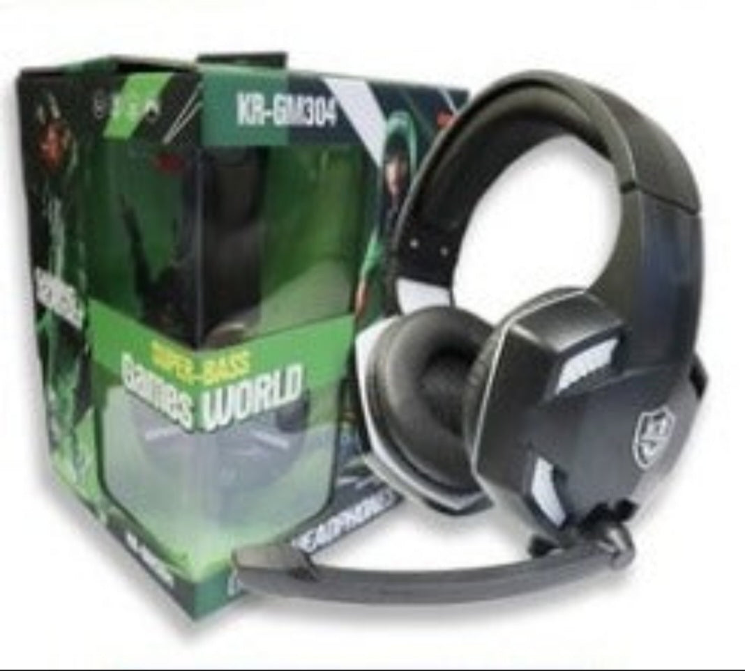 KR SUPER BASS GAMES WORLD HEADSET KR-GM302