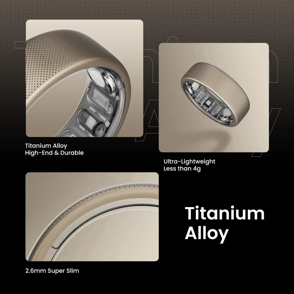 Amazfit Helio Ring Titanium Taille 12 (par Zepp)