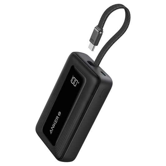 Anker zolo batterie externe (10000k, 30W, câble USB-C intégré)