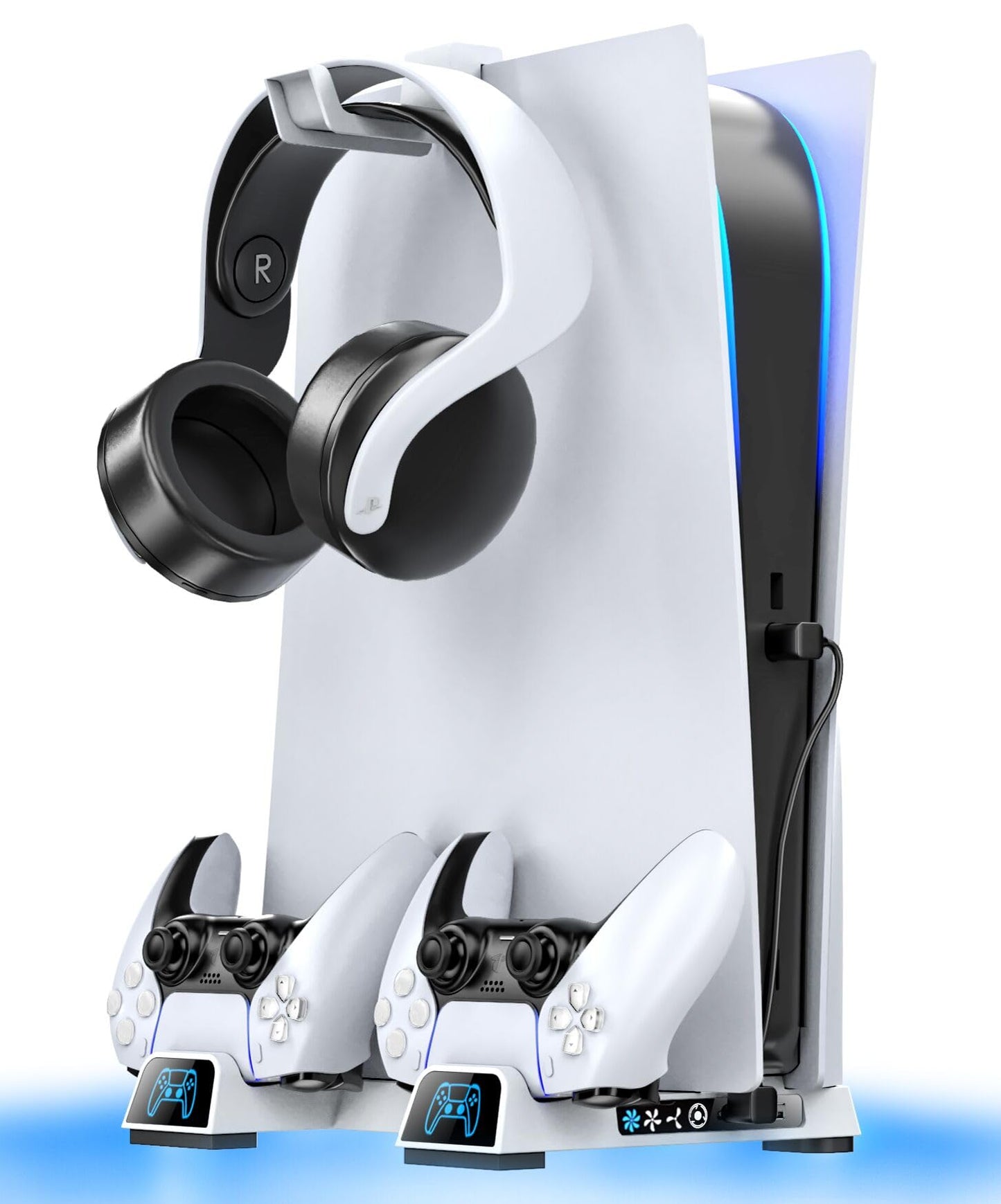 Oivo Support de refroidissement pour PS5 avec chargeur de manette