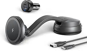 Anker 613 MagGo – Chargeur Magnétique Sans Fil pour Voiture
