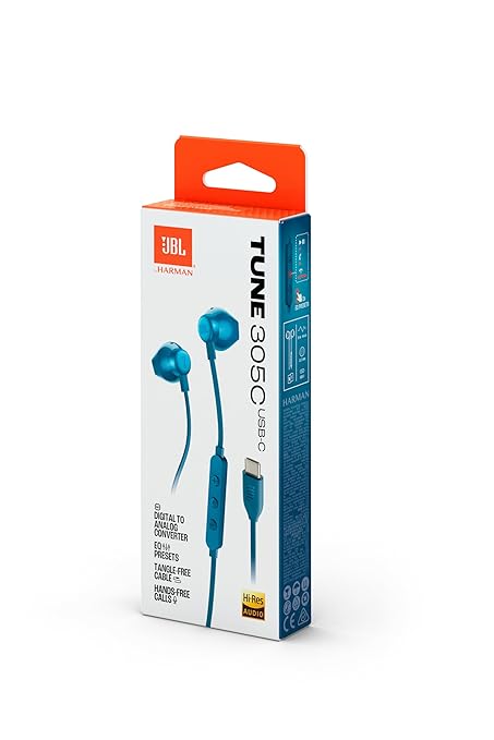 Jbl tune 305 usb-c wired earphones