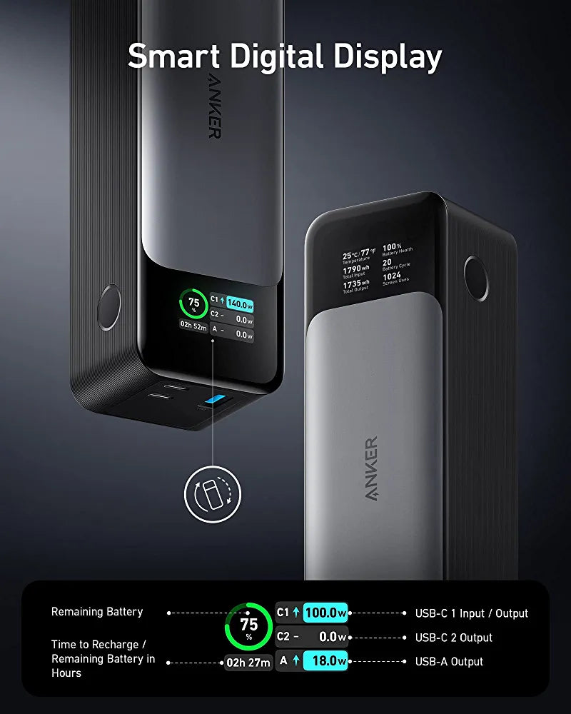 Anker 737 PowerCore – Batterie Externe 24 000 mAh