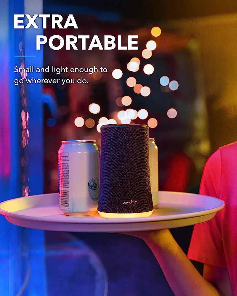Anker Soundcore Flare Mini – Enceinte Bluetooth Étanche avec Éclairage LED