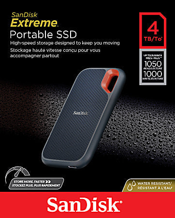 Sandisk extreme portable SSD