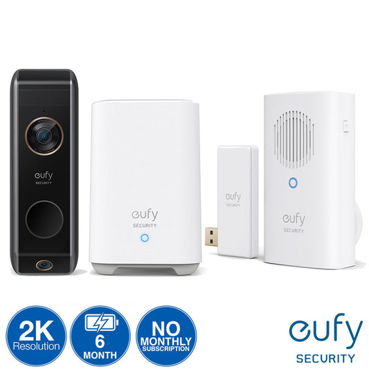 Eufy 2k Full Hd Doorbell Dual Camera Double Security