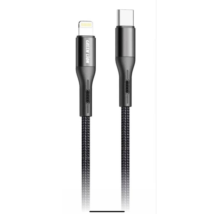 GREEN LION BRAIDED TYPE-C TO LIGHTNING CABLE 1.2