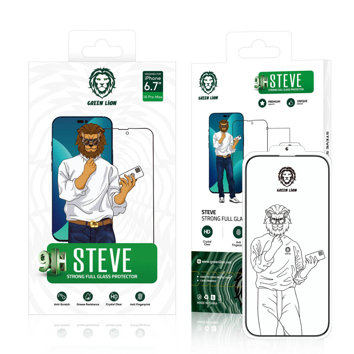 '-green lion-Green lion 9H steve matte iphone 14 -beirut-lebanon-green lion price in lebanon-