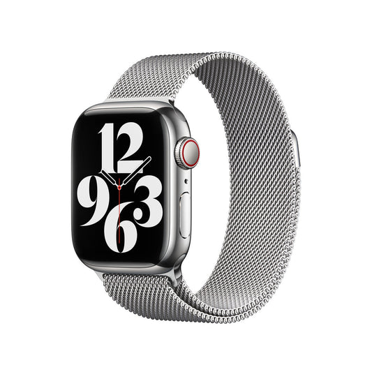 Original band silver milanese loop stainless steel apple watch  41mm
