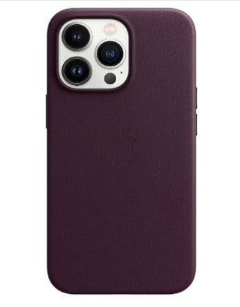 Apple Coque en Cuir avec MagSafe pour iPhone 13 Pro
