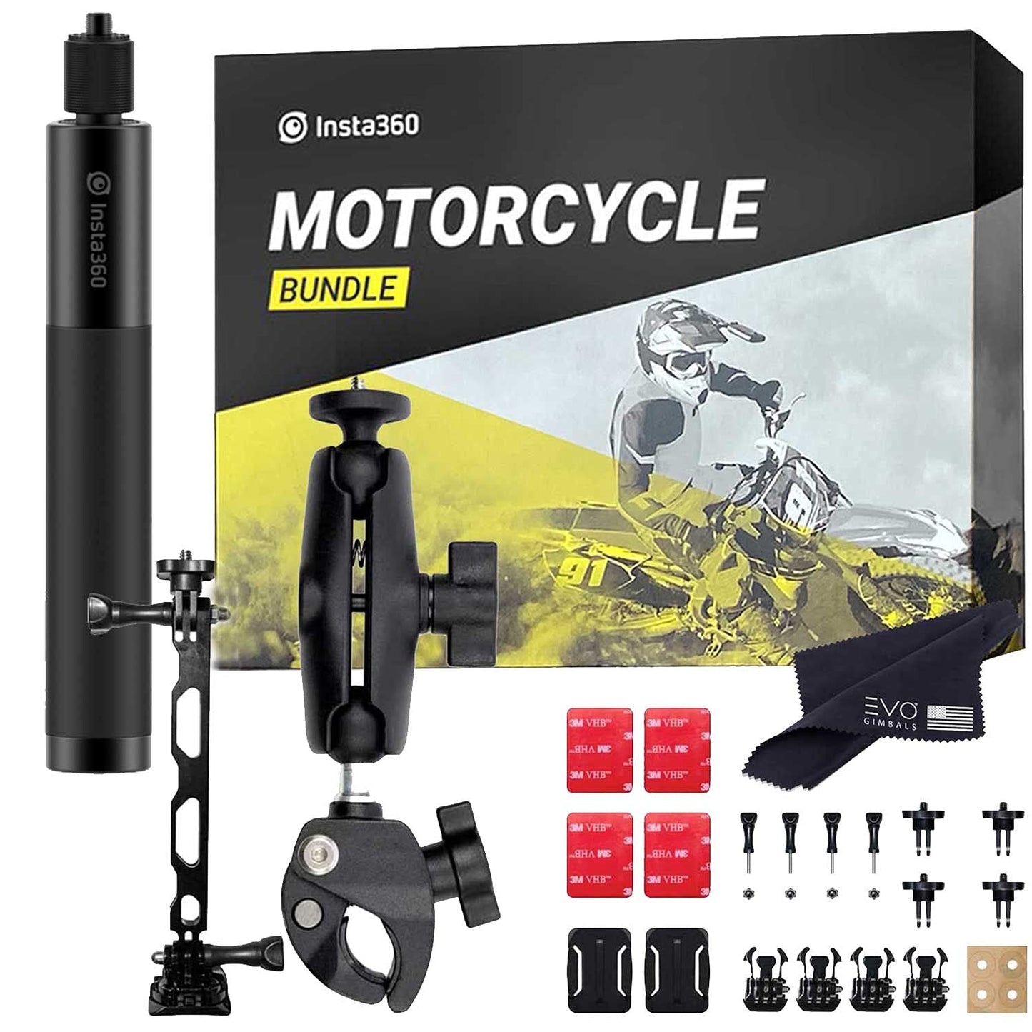 Insta360 Ensemble de support de moto