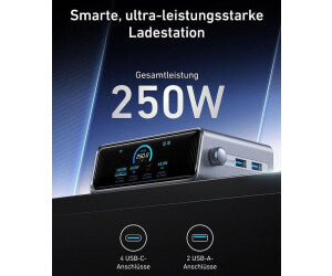 Anker Prime 250w gan Station de charge de bureau ultra-puissante et intelligente