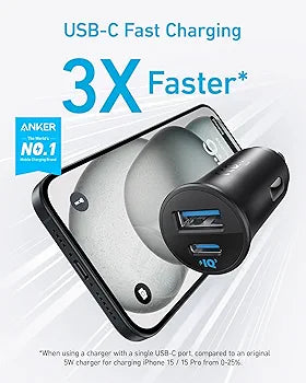 Anker USB-C 30 W Chargeur de voiture