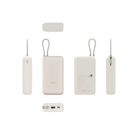 Xiaomi 33w batterie externe 20000 mAh avec câble intégré