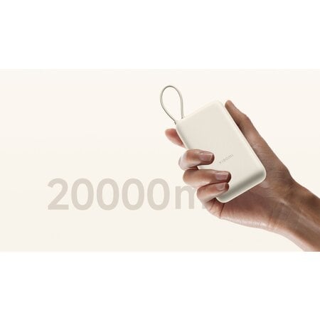 Xiaomi 33w batterie externe 20000 mAh avec câble intégré