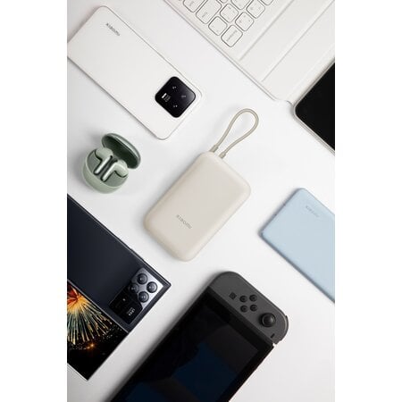Xiaomi power bank 10,000mah integrated cable