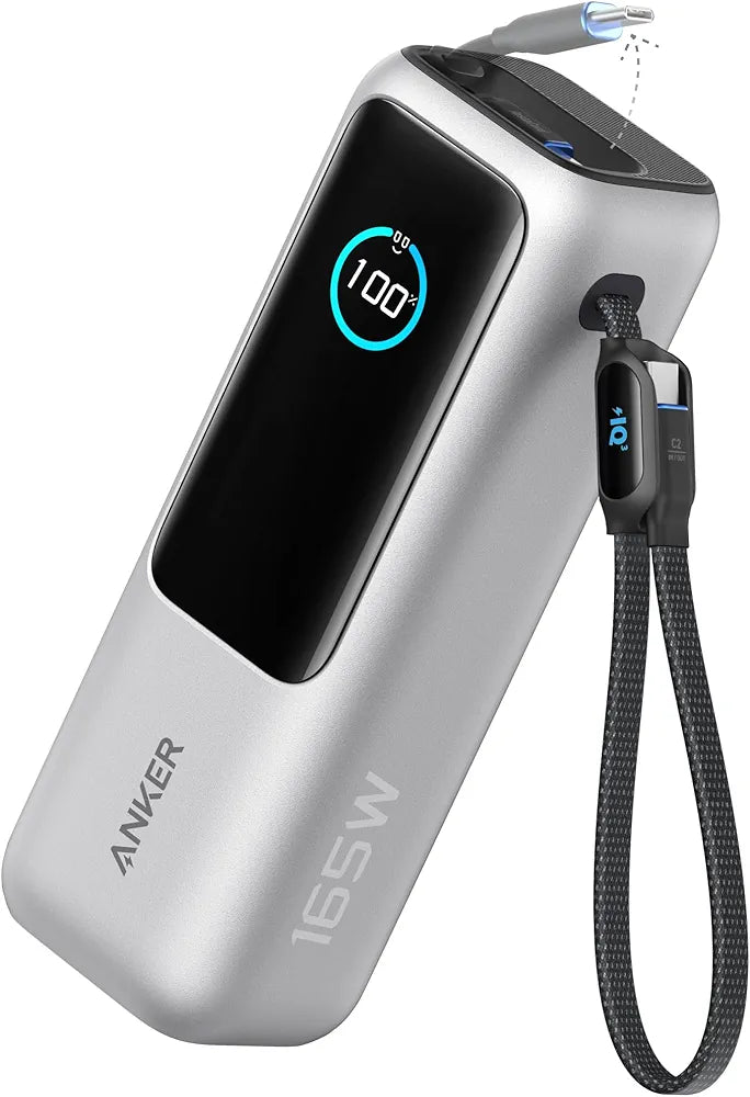 Anker Batterie externe multi-appareils (25 kW-165 W) avec câbles intégrés