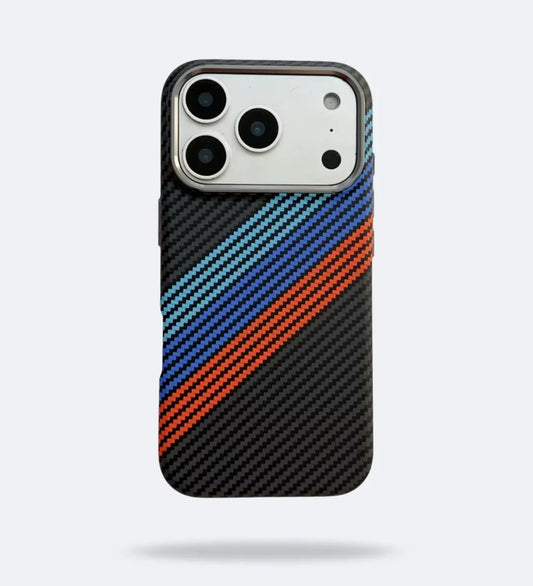KNIT Coque de téléphone en carbone pour iPhone 17 Pro Max