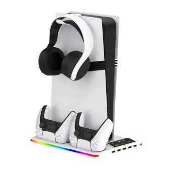 Ovio Station de Refroidissement et chargeur de manette Verticale Tout-en-Un pour PlayStation 5