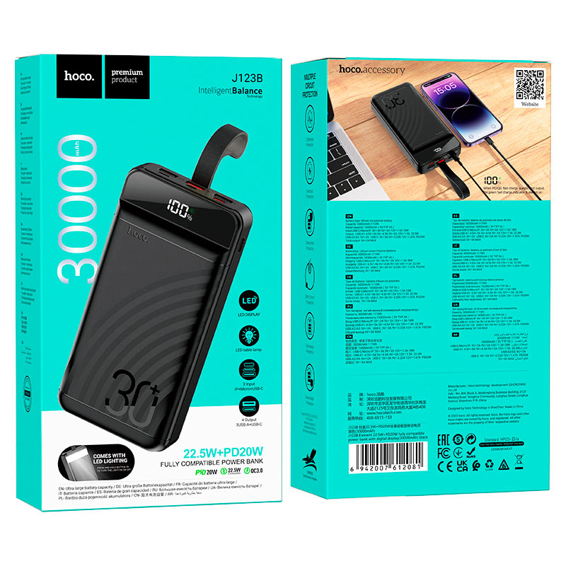 HOCO BATTERIE EXTERNES (J132B-J123B)