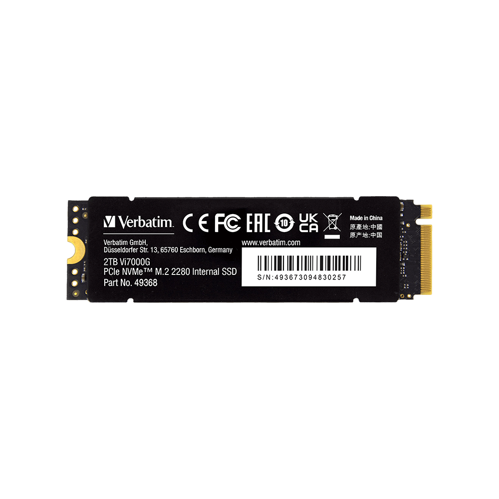 Verbatim vi7000g SSD interne avec heatsink