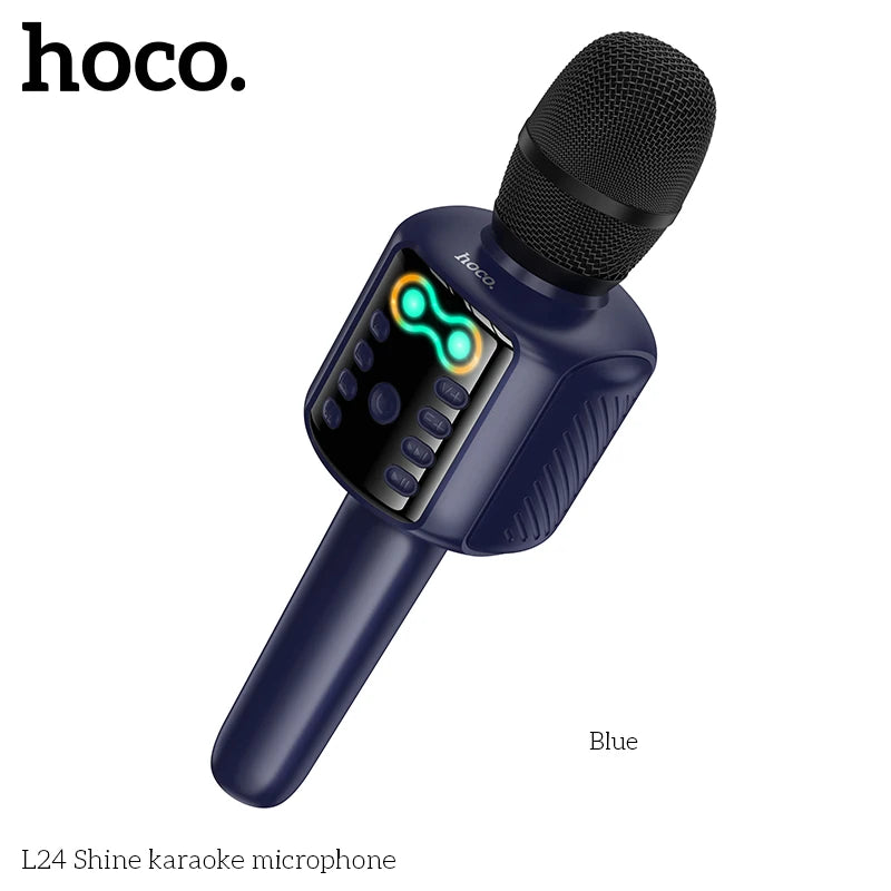 Hoco microphone karaoké l24