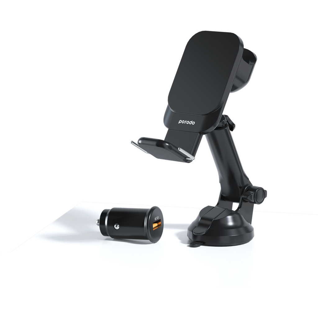 PORODO 3 IN 1 MAGSAFE CAR MOUNT WATCH & EARBUDS CHARGING 15W
