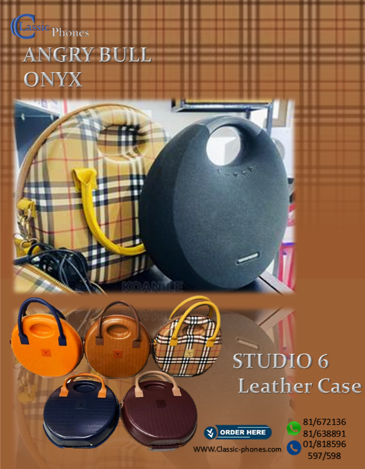 Angry Bull Sac en Cuir pour Onyx Studio 6
