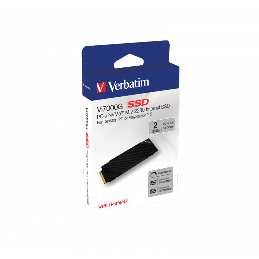 Verbatim vi7000g SSD interne avec heatsink