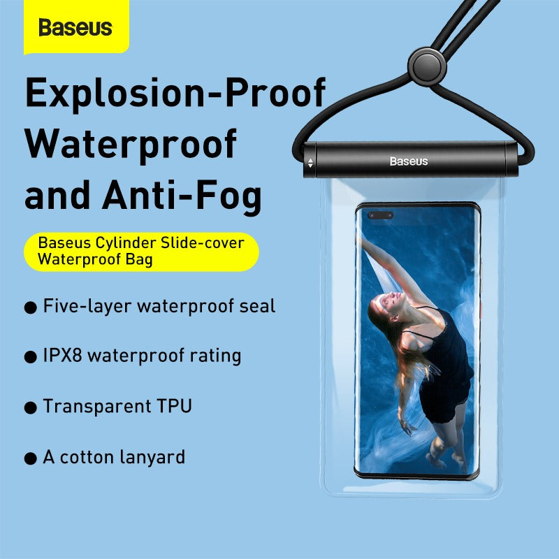 BASEUS SLIP COVER WATERPROOF BAG YELLOW  CODE K