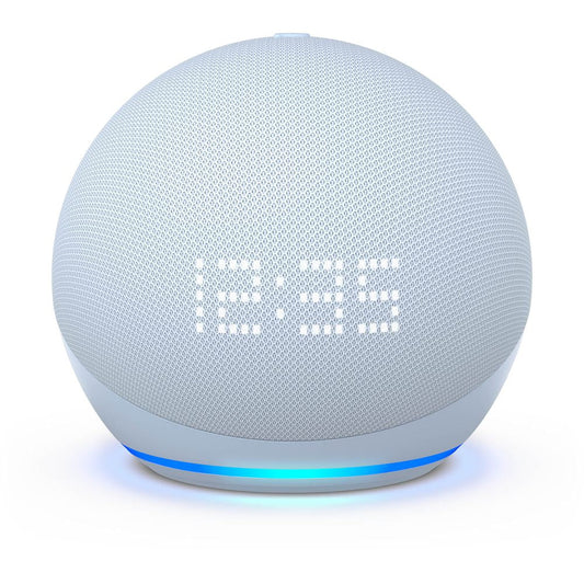 Amazon Echo Dot 5ᵉ génération avec horloge lumineuse Enceintes