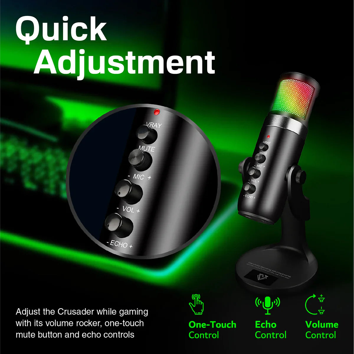 VERTUX CRUSADER GAMING MICROPHONE