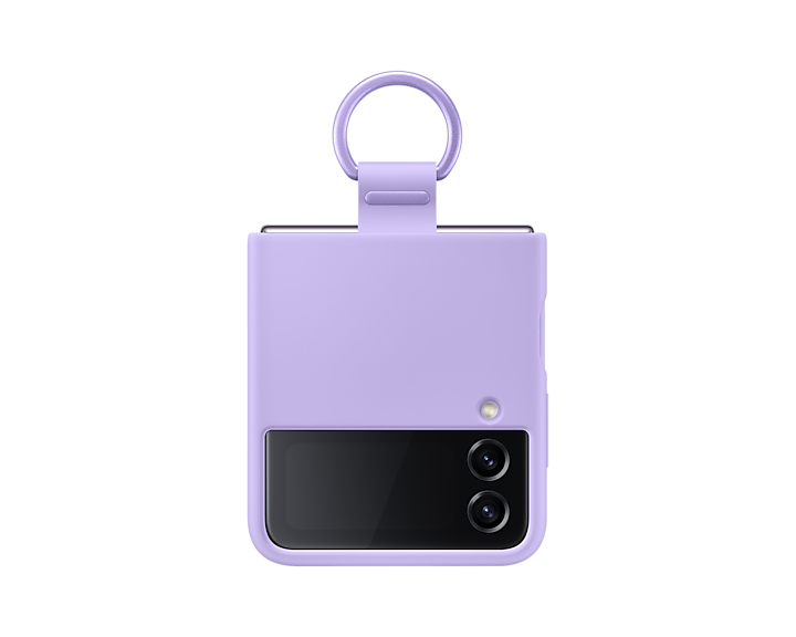 SILICONE COVER WITH RING GALAXY Z FLIP 4