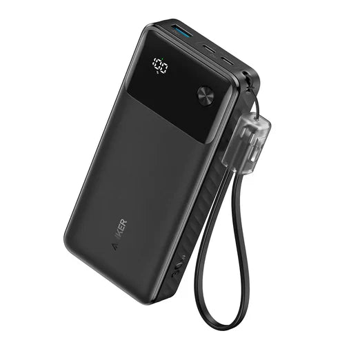 Anker 20 000 mAh 30W avec écran digital Batterie Externe