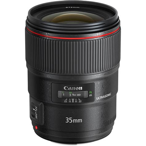 Canon Lens EF 35mm F/1.4L II USM with Lens Case and Lens Hood