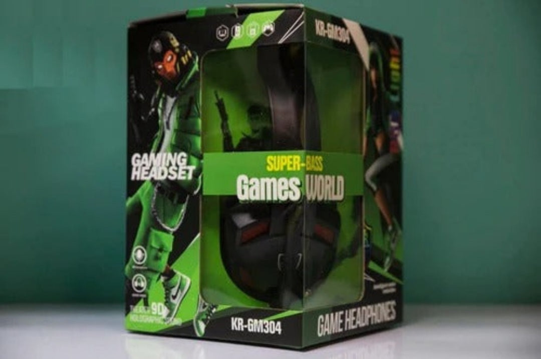 KR SUPER BASS GAMES WORLD HEADSET KR-GM302